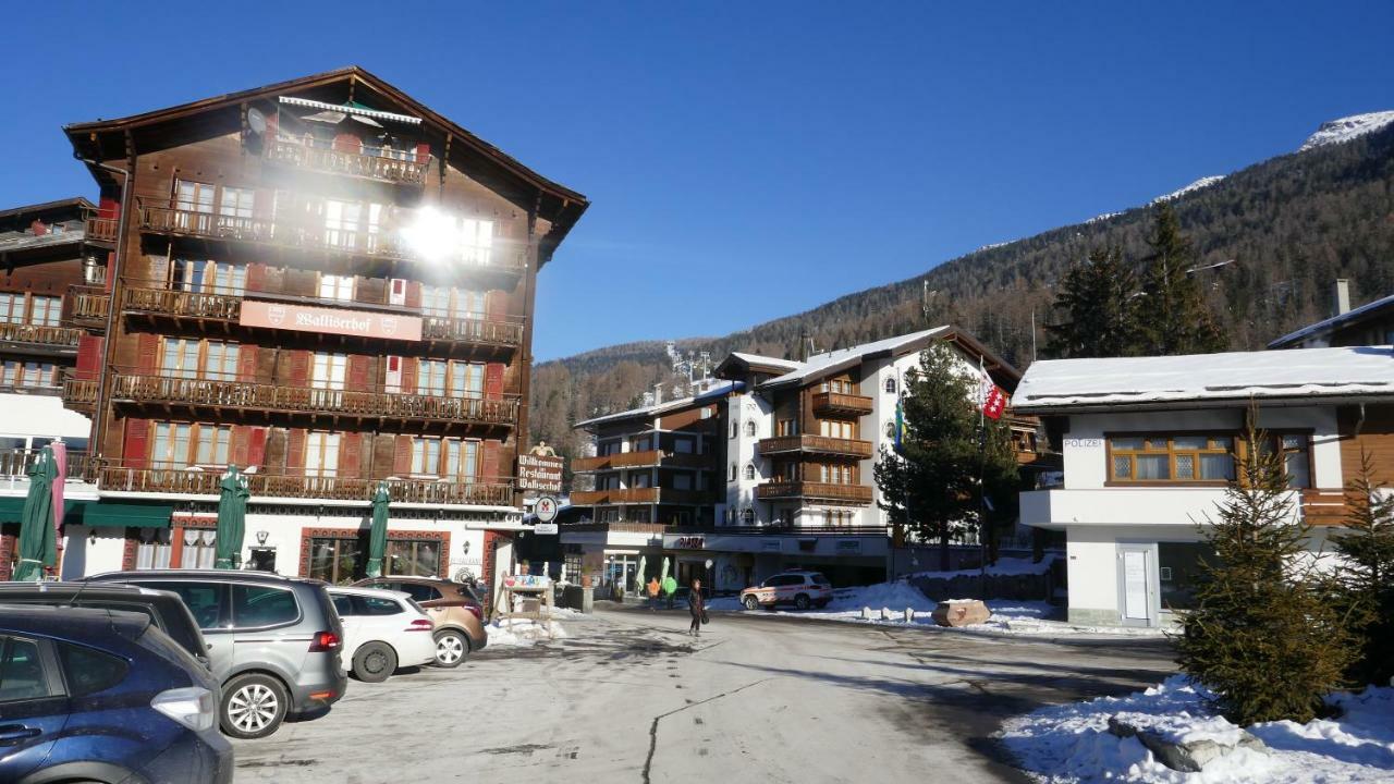 Apartamento Haus Silberblick Anrig Grächen Exterior foto