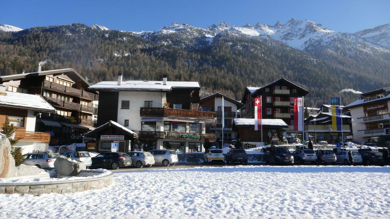 Apartamento Haus Silberblick Anrig Grächen Exterior foto